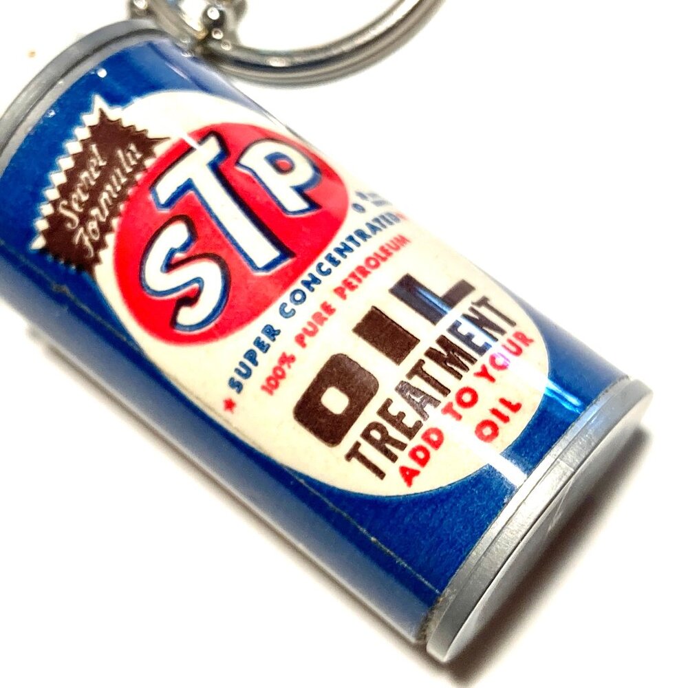 STP Oil Treatment Key Chain w Penlight, ca 1960s - Picture 5 of 6